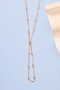 Heliophilia Silver Cadena de Metal Dorada CSHM9956A